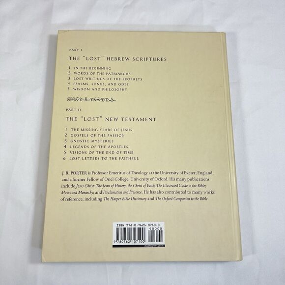 The Lost Bible: Forgotten Scriptures Revealed - 2001 Hardcover by JR Porter VTG - Picture 3 of 16